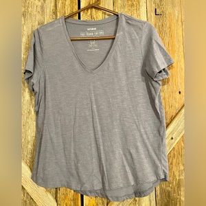 Cotton On V neck grey tee shirt
